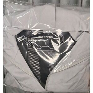 Moerdeng Ripstop Rain Jacket Men's Small‎ Gray Polyester Fall Winter Ski Rain